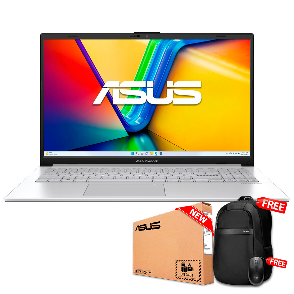 Asus VivoBook Go E1504FA-AS54 15.6&quot; FHD Ryzen™ 5 7520U 512GB SSD 8GB W11 COOL SILVER