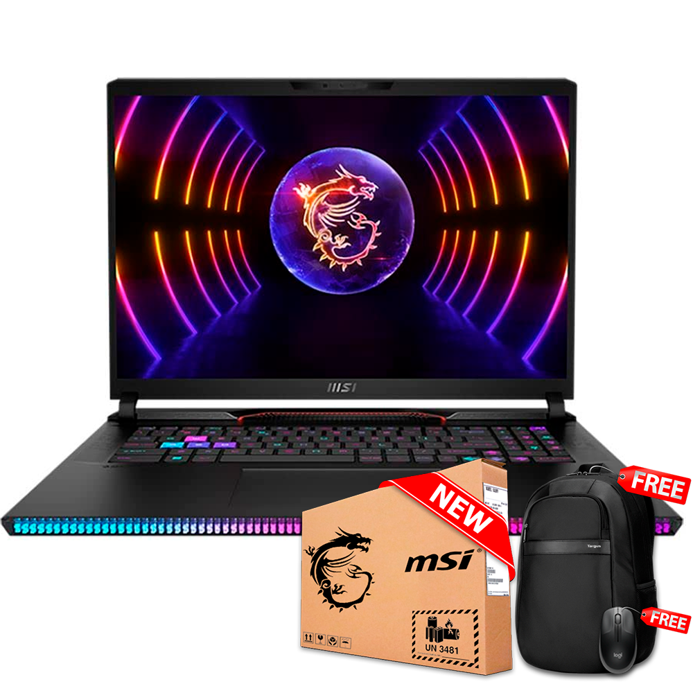 MSI RAIDER GE78HX 13VG 17&quot; (2560x1600) 240Hz Core™ i9-13980HX 2TB SSD 32GB W11 Pro NVIDIA® RTX 4070 8GB BLACK Bcklt