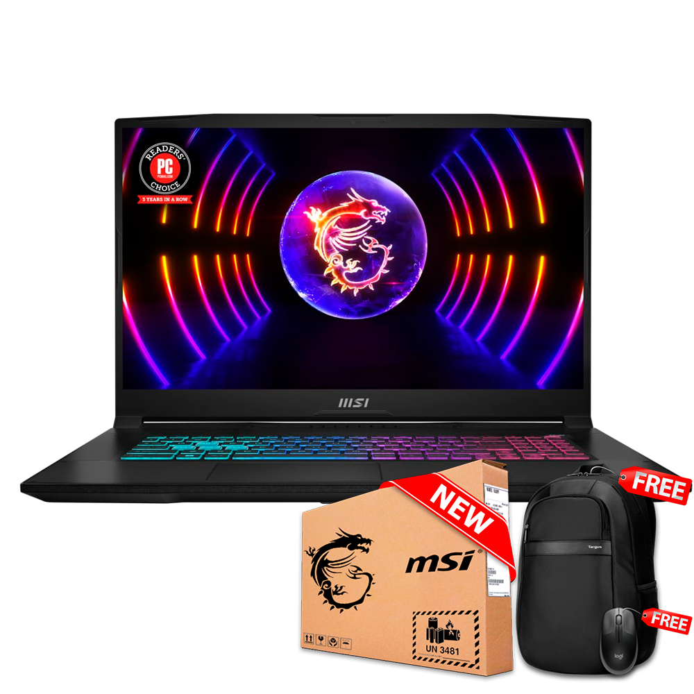 MSI KATANA 17 17.3&quot; FHD 144Hz Core™ i9-13900H 1TB SSD 16GB W11 NVIDIA® RTX 4060 8GB BLACK RGB Bcklt