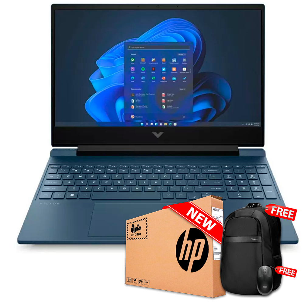 HP VICTUS 15-FA1093 15.6&quot; FHD 144Hz Core™ i5-13420H 512GB SSD 8GB W11 NVIDIA® RTX 3050 6GB PERFOMANCE BLUE Bcklt