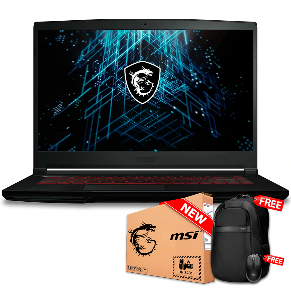 MSI GF63 THIN 15.6&quot; FHD 144Hz Core™ i7-12650H 512GB SSD 16GB W11 NVIDIA® RTX 4060 8GB BLACK