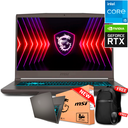 MSI THIN 15 B12UDX 15.6&quot; FHD 144Hz Core™ i5-12450H 512GB SSD 8GB W11 RTX 3050 6GB COSMOS GRAY Bcklt