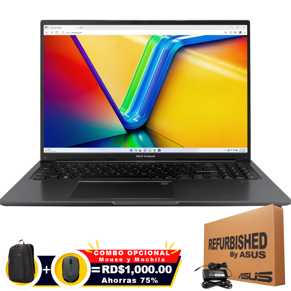 ❞𝐑𝐞𝐟𝐮𝐫𝐛𝐢𝐬𝐡𝐞𝐝❞ Asus VivoBook 16 X1605PA-TS51 16&quot; FHD Core™ i5-11300H 512GB SSD 8GB W11 INDIE BLACK