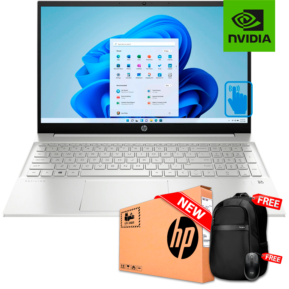 HP Pavilion 15T-EG200 15.6&quot; FHD Core™ i7-1255U 512GB SSD 16GB NVIDIA MX550 2GB W11 SILVER