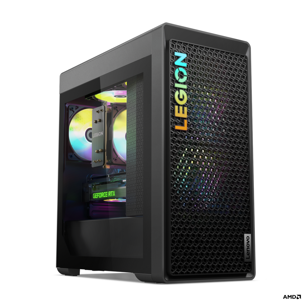 Lenovo LEGION T5 26ARA8 Tower Ryzen™ 7 7700 1TB SSD 32GB WIN11 NVIDIA® RTX 4070Ti SUPER 16GB STORM GRAY