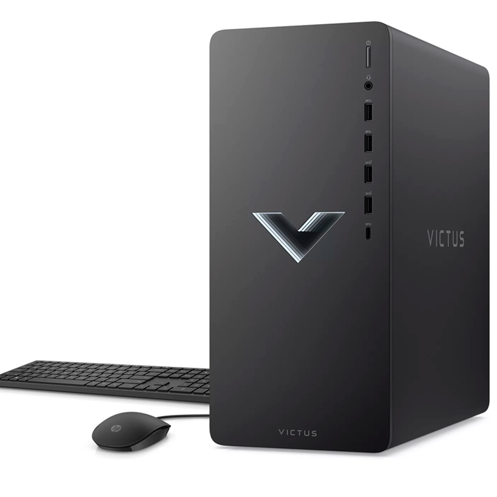 HP VICTUS 15L Desktop TG02-2347c Core™ i7-14700F 1TB SSD 32GB W11 RTX 4060 8GB GUN METAL BLACK Keyboard Mouse