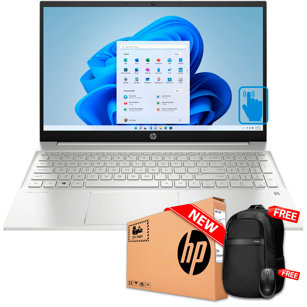 HP 15-EF1183OD 15.6&quot; FHD AMD Ryzen 7 5700U 1.8GHz 256GB SSD 16GB SILVER