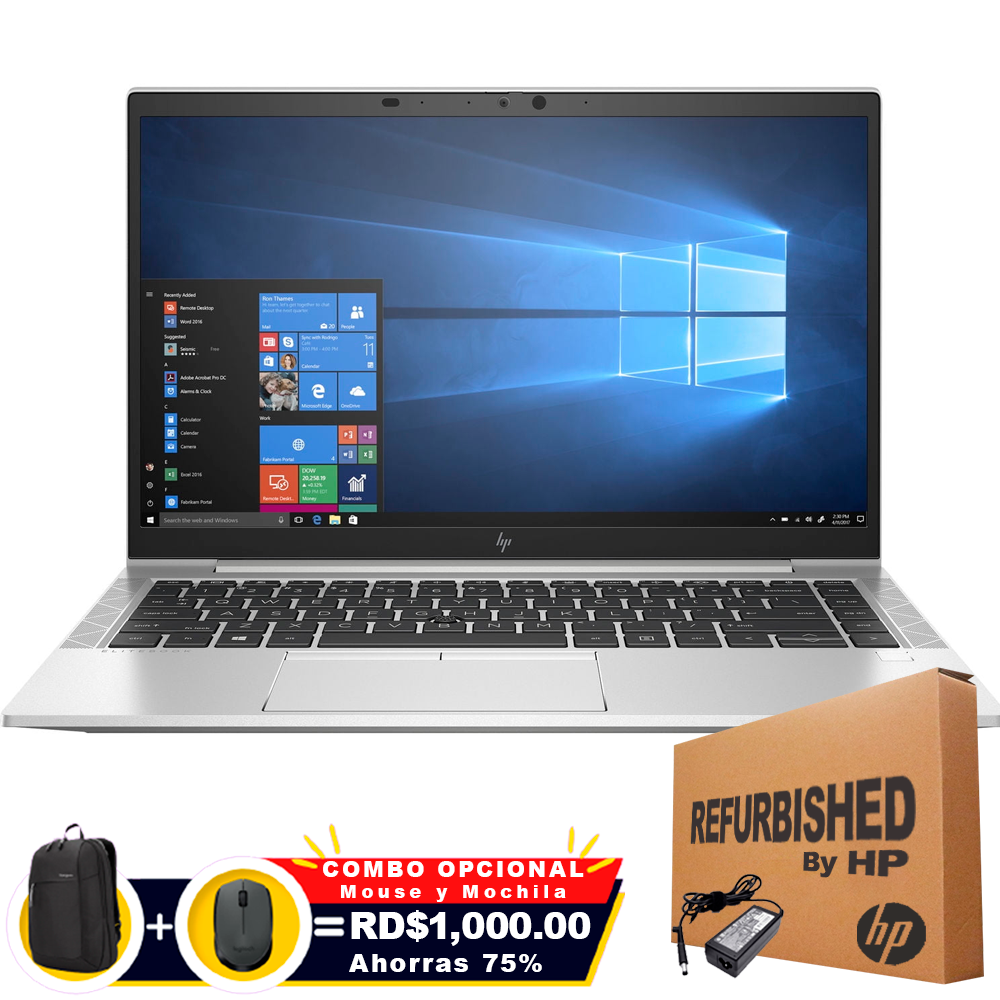 ❞𝐑𝐞𝐟𝐮𝐫𝐛𝐢𝐬𝐡𝐞𝐝❞ HP EliteBook 840 G7 14&quot; FHD Core™ i5-10310U 256GB SSD 16GB W10 Pro SILVER