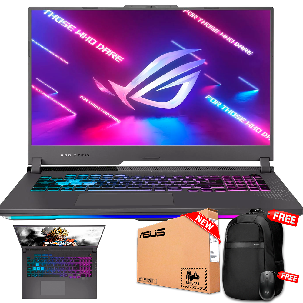 Asus ROG STRIX G17 G713PI-WB94 17.3&quot; (2560x1440) 144Hz Ryzen™ 9-7845HX 1TB SSD 16GB W11 NVIDIA® RTX 4070 8GB ECLIPSE GRAY Bcklt RGB