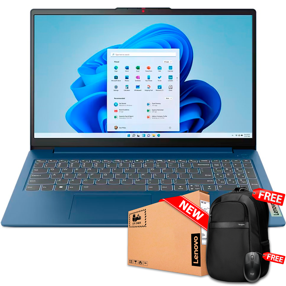 Lenovo 1 15AMN7 15.6&quot; FHD Ryzen™ 3 7320U 256B SSD 8GB W11 Blue
