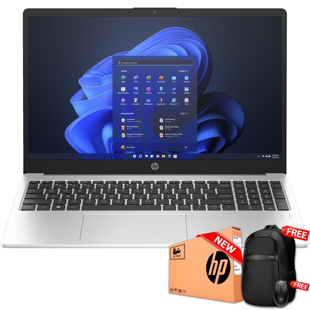 HP 255 G10 15.6&quot; FHD Ryzen™ 5 7530U 2.0GHz 512GB SSD 16GB W11 Silver