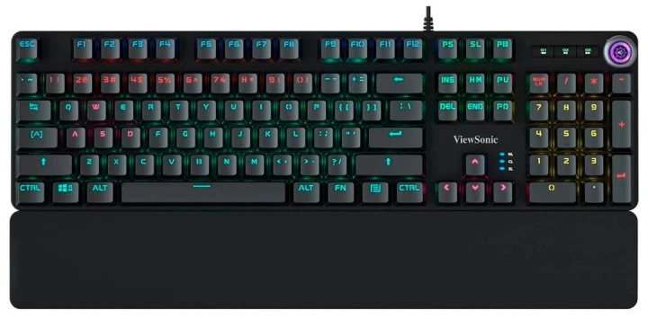 ViewSonic KU535 Mechanical Gaming Keyboard, Black (ENGLISH)