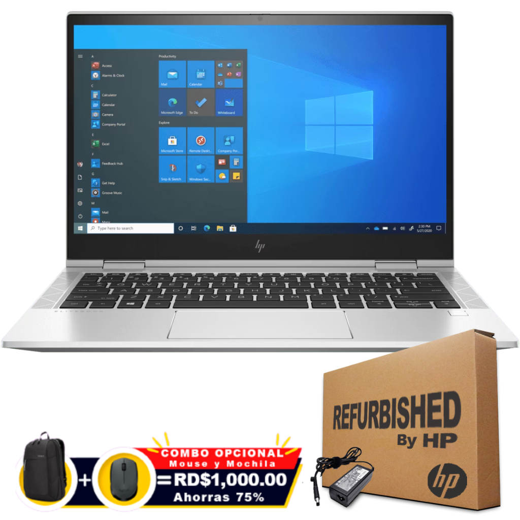 ❞𝐑𝐞𝐟𝐮𝐫𝐛𝐢𝐬𝐡𝐞𝐝❞ HP EliteBook 830 G8 13.3&quot; FHD Touch Core™ i7-1185G7 256GB SSD 32GB W11 Pro Bcklt Silver