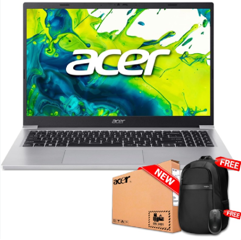 Acer Aspire Lite AL15-36P 15.6" FHD Intel® N150 128GB SSD 4GB W11 S SILVER