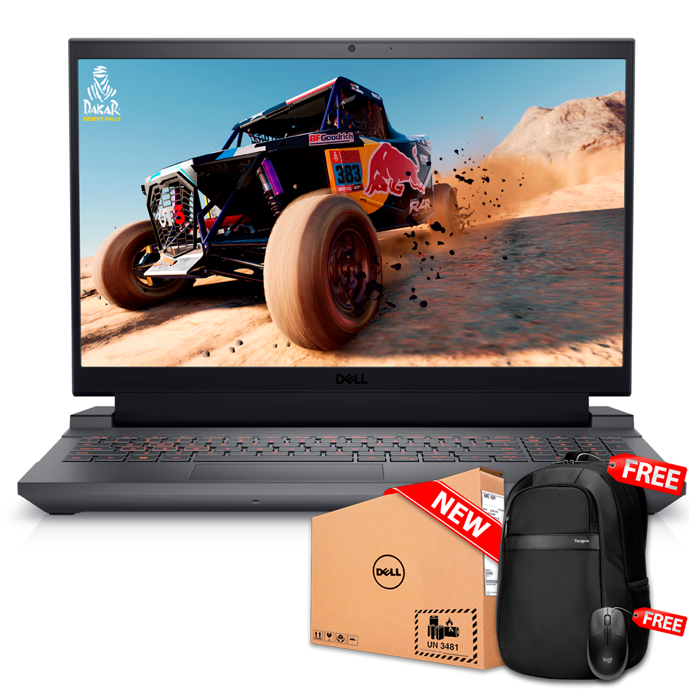 Dell G15 5535 GAMING 15.6" FHD 120Hz Ryzen™ 5 7640HS 512GB SSD 16GB W11 NVIDIA® RTX 3050 6GB Bcklt