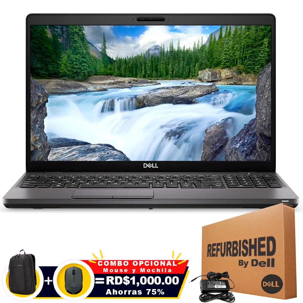 Dell Latitude 5500 15.6" Core™ i5-8365U 256GB SSD 16GB W11 Pro BLACK