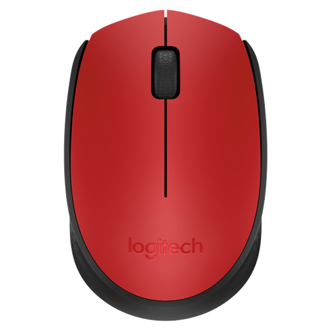 Logitech M170 Wireless Mouse Rojo/Negro