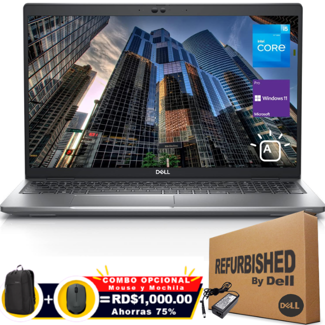 Dell Latitude 5530 15.6" FHD Core™ i5-1245U 256GB SSD 32GB W11 Pro