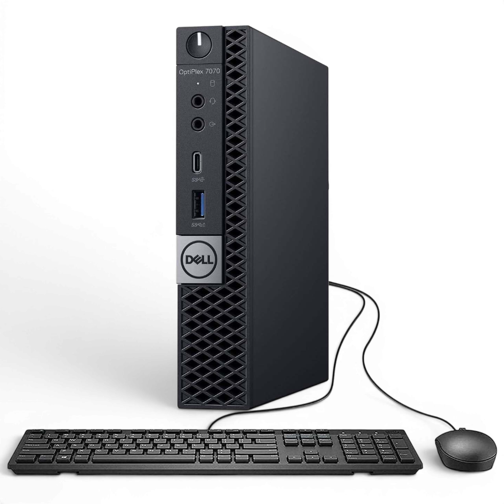 Dell OptiPlex 7070 MICRO Core™ i5-9500 256GB SSD 16GB W10 Pro Keyboard Mouse BLACK