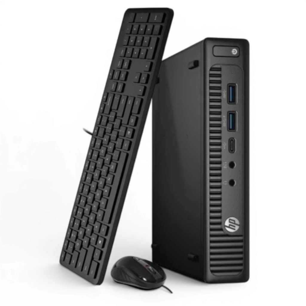 HP EliteDesk 800 G2 MINI Core™ i7-6700T 256GB SSD 16GB W10 Pro Keyboard Mouse BLACK