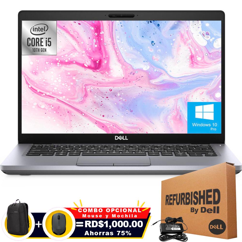 Dell Latitude 5411 14" FHD Core™ i5-10400H 2.6GHz 512GB SSD 32GB W11 Pro Bcklt