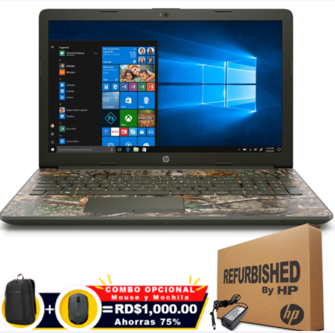 HP 15-DY2033 15.6" Core™ i3-1115G4 256GB SSD 8GB W11 MOSSY OAK