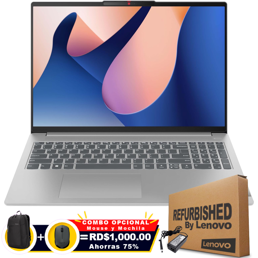 Lenovo SLIM 5 16IRL8 16" FHD Core™ i7-1355U 512GB SSD 16GB W11 GRAY Bcklt