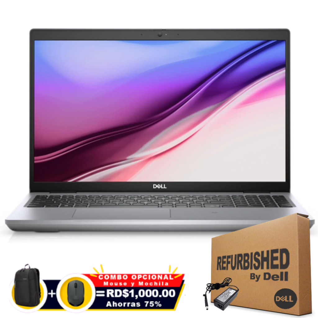 Dell Latitude 5521 15.6" FHD Core™ i7-11850H 512GB SSD 16GB W11 Pro TITAN GRAY