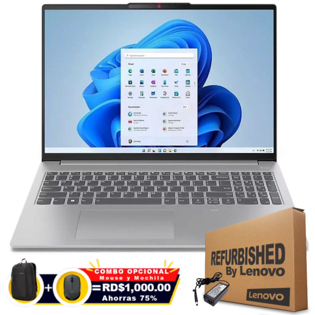 Lenovo SLIM 3 15IRU8 15.6" FHD Core™ i7-1355U 1TB SSD 16GB W11 ARCTIC GRAY Bcklt