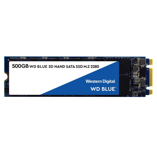 [WDS500G2B0B] Disco M.2 WD Blue 3D NAND 500GB Internal SSD - SATA III 6Gb/s M.2 2280