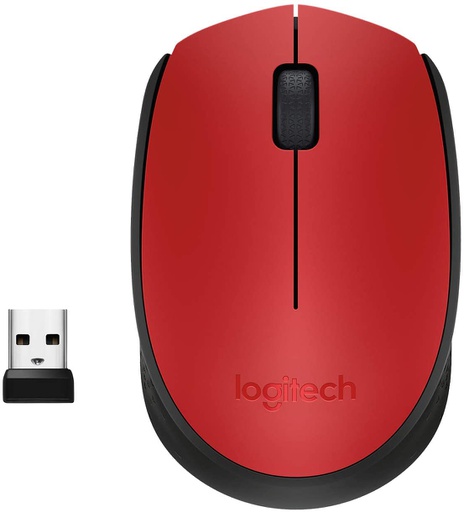 [910004941] Logitech M170 Mouse RED/BLACK