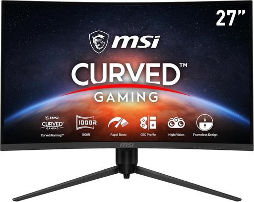 [MSIOPTIXG271CP] MSI OPTIX G271CP GAMING MONITOR 27&quot; FHD Curved VA 165Hz 2xHDMI DisplayPort