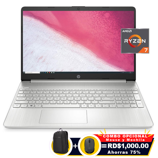 [HP15EF1183] HP 15-EF1183OD 15.6&quot; FHD AMD Ryzen 7 5700U 1.8GHz 256GB SSD 16GB SILVER