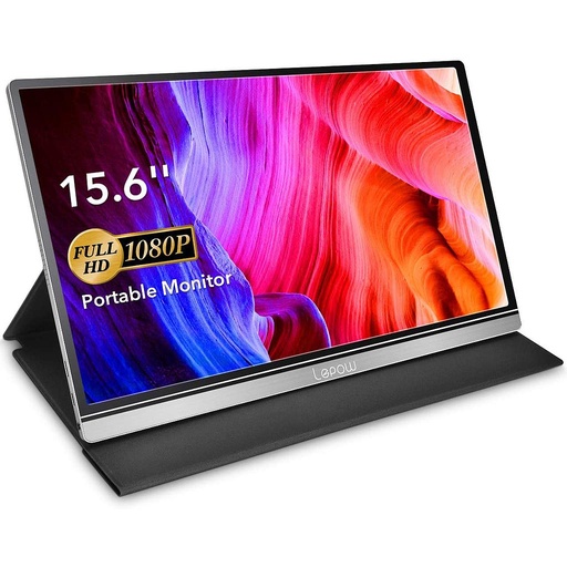 Lepow Z1-Black FHD Portable Monitor 15.6' (1920x1080) IPS Type-C Mini