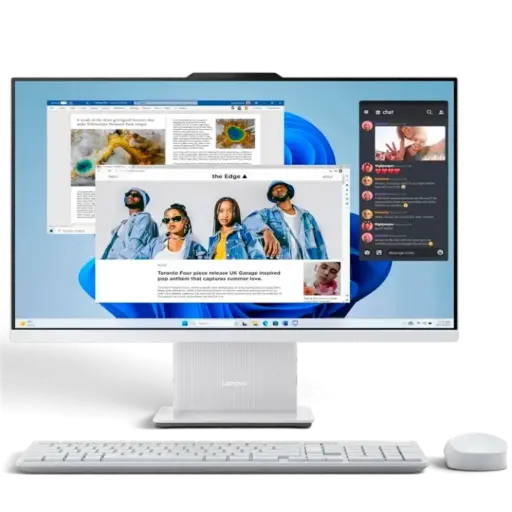 Lenovo 27IRH9 ALL-IN-ONE 27" QHD (2560x1440) Touch Core™ i7-13620H 1TB SSD 16GB W11 GRAY Keyboard Mouse
