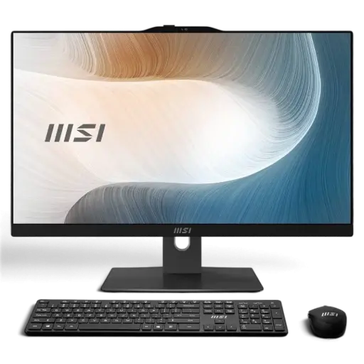 MSI MODERN AM242TP 1M-1093 ALL-IN-ONE 23.8" FHD Touch Core™ 7 150U 1TB SSD 32GB W11 BLACK Keyboard & Mouse