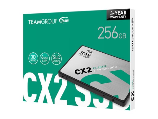 [T253X6256G0C101] Disco Duro Para Laptop Team Group 2.5&quot; 256GB SSD SATA III 3D NAND