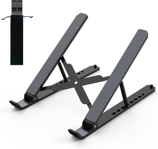 Soporte para computadora portátil, elevador ajustable para laptop