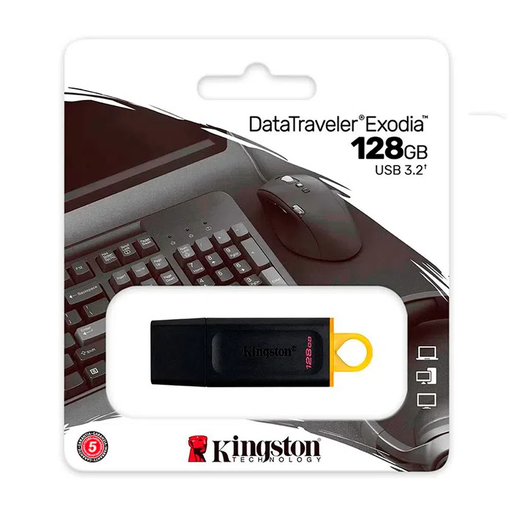 [740617309928] Memoria USB 128GB DataTraveler Exodia