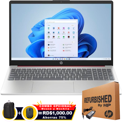 HP Pavilion 16-AG0052 16" FHD Ryzen™ 5 8540U 512GB SSD 8GB W11 SILVER