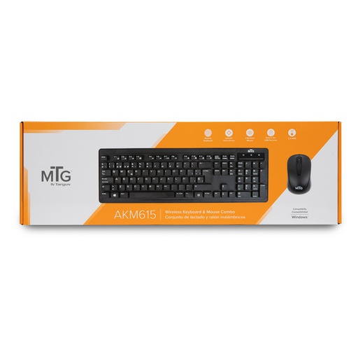 [TARGWRKB] Targus Wireless Keyboard and Mouse Combo, Spanish
