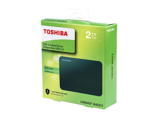 [HDTB420XK3AA] Disco Duro Externo Toshiba Canvio 2TB USB 3.0 Black