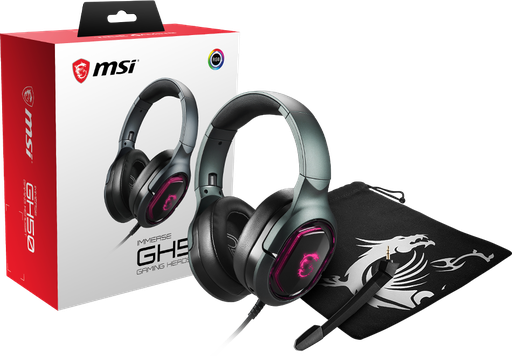 [IMMERSEGH50] MSI GH50 Gaming Headset virtual 7.1 surround