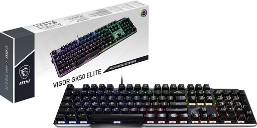[VIGORGK50] MSI Vigor GK50 Blue Gaming Mechanical Keyboard