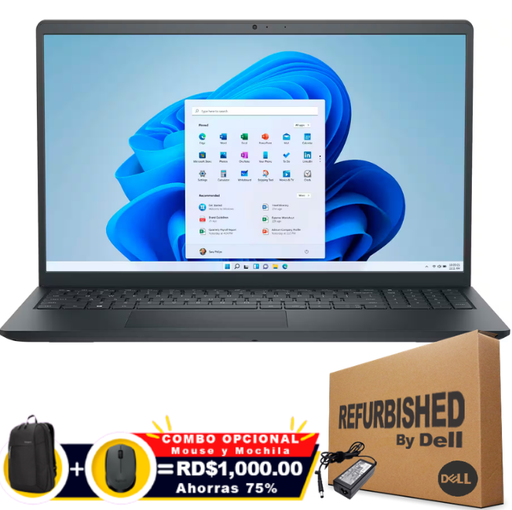 Dell 15 DC15250 15.6" FHD Touch Core™ i7-1355U 1TB SSD 16GB W11 BLACK