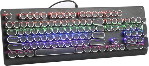 [YOSSO] Teclado Gaming E-YOOSO K-600 Mecanico iluminado RGB Silver