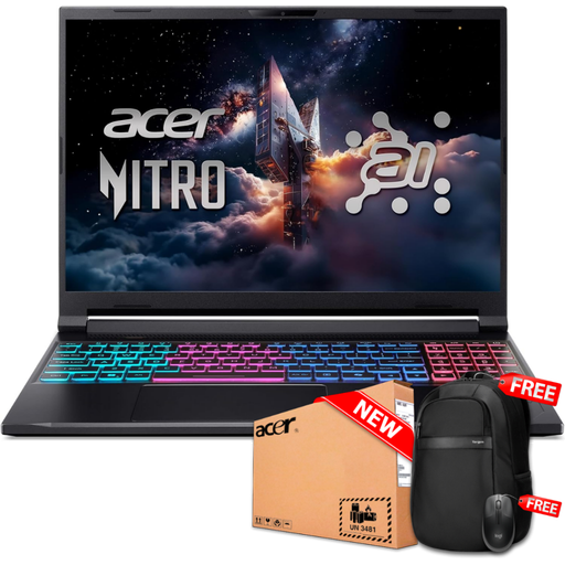 Acer NITRO V 16 ANV16S-41-R2DX 16" QHD 180Hz Ryzen™ 7 260 1TB SSD 16GB W11 RTX 5070 8GB BLACK Bcklt