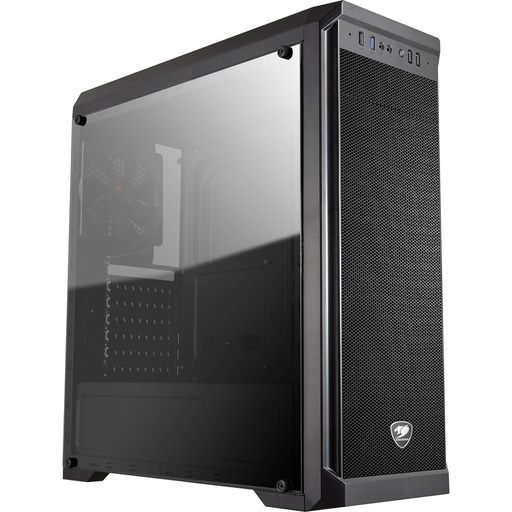 [MX330G] MX330G COUGAR MX330-G Steel ATX Mid Tower Case w/ Side Window Black