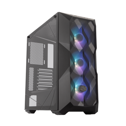 [MCBD500DKGNNS01] COOLER MASTER MCB-D500D-KGNN-S01 Steel ATX Mid Tower Case BLACK (Incluye Abanicos)