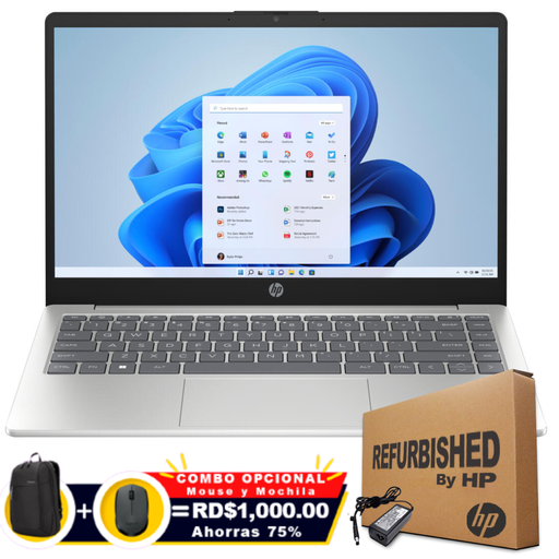 HP 14-EP0355 14" FHD Core™ i5-1334U 1TB SSD 16GB W11 NATURAL SILVER (RFF)